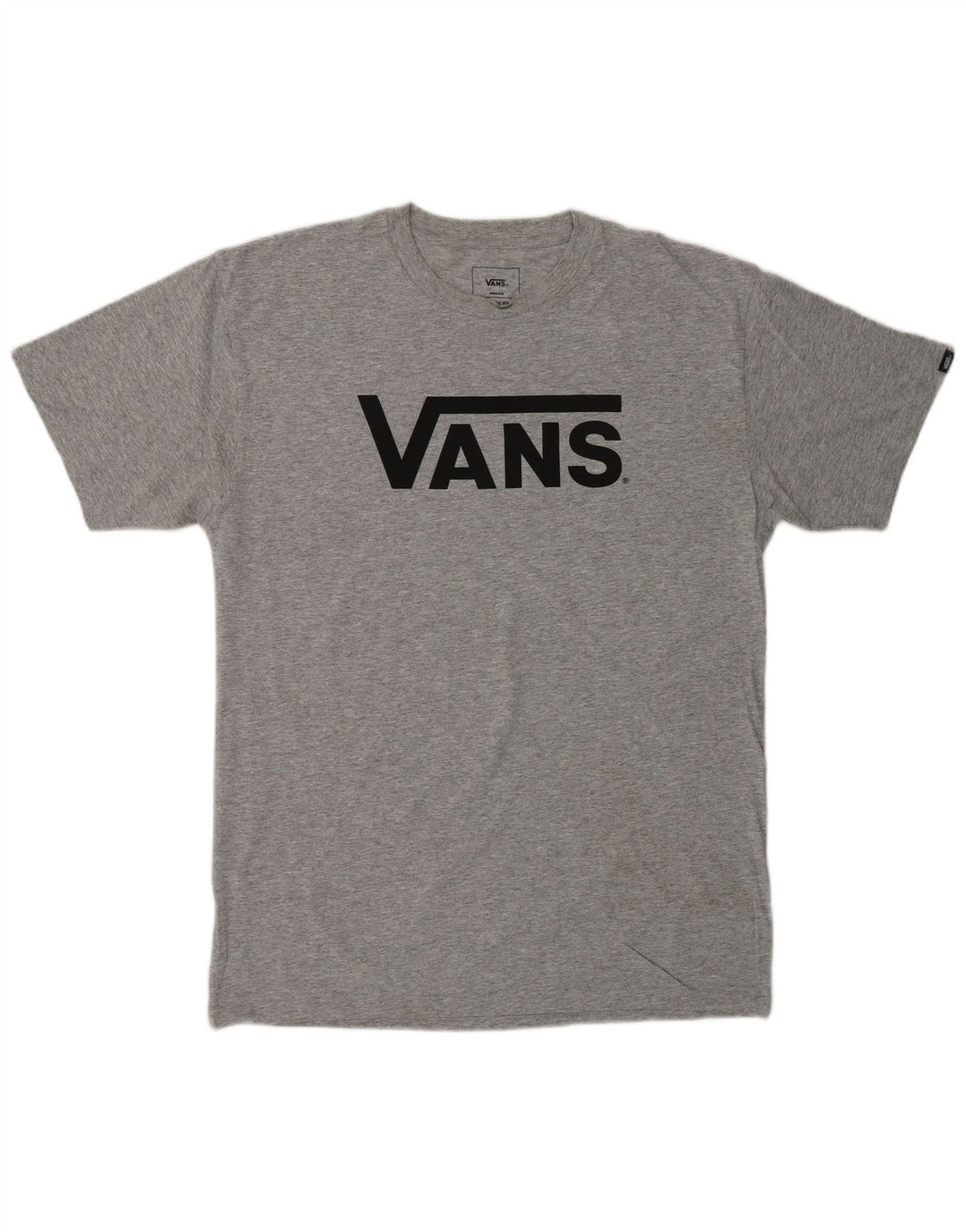VANS Camiseta gráfica de ajuste clásico para hombre Top de algodón moteado gris medio