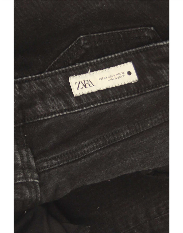 Zara Vaqueros Rectos Mujer EU 38 Small W28 L27 Negro