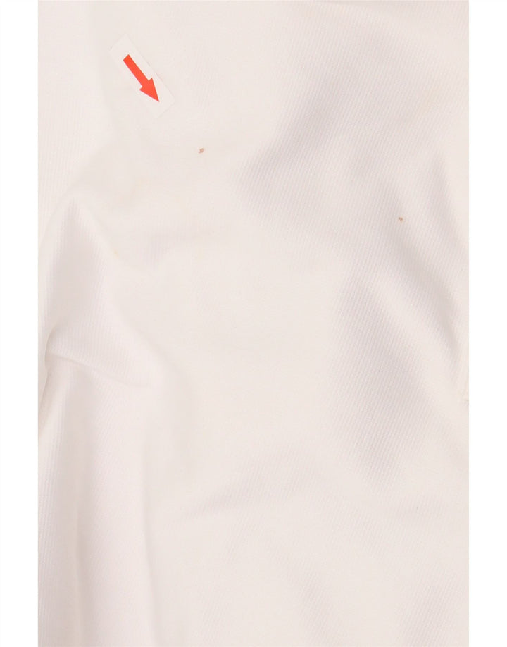UNDER ARMOUR Hombre Sudadera con capucha gráfica Jersey grande Blanco Colorblock Poliéster
