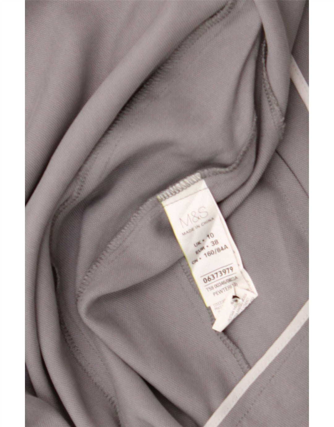 Marks & Spencer Chaqueta tipo blazer abierta para mujer UK 10 Small Grey Lyocell
