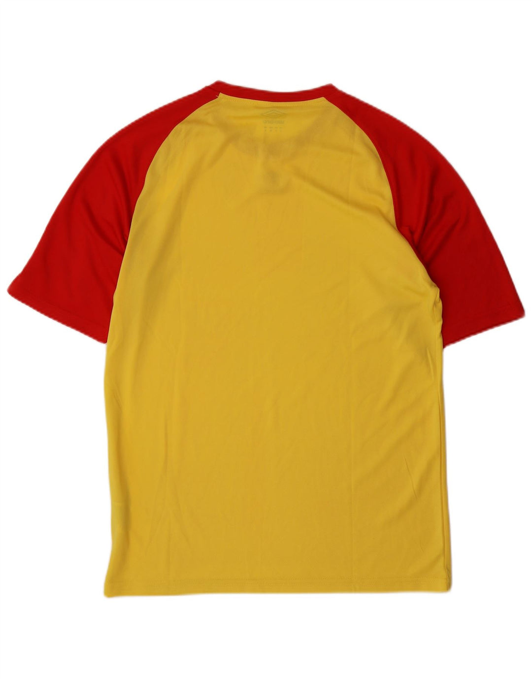 Camiseta Umbro Hombre Top XL Poliéster color block amarillo