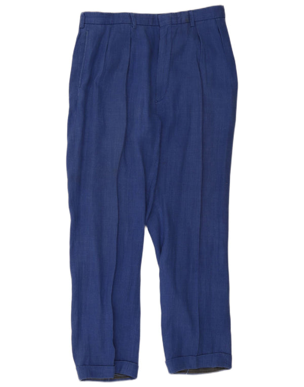 Polo Ralph Lauren Pantalones chinos con pinzas para hombre W36 L30 Azul