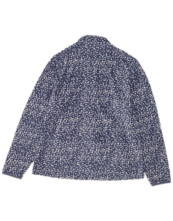 Marks & Spencer Chaqueta polar para mujer UK 46 Grande Azul marino manchado