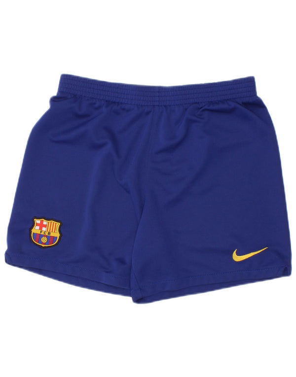 Nike Boys Barcelona Sport Shorts 6-7 años Grande Azul Marino Poliéster