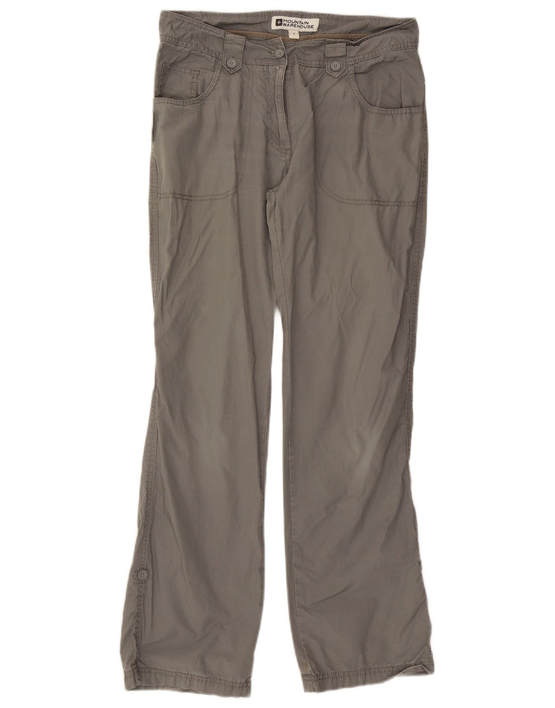 MOUNTAIN WAREHOUSE Pantalones casuales rectos para mujer UK 8 Small W27 L30 Gris