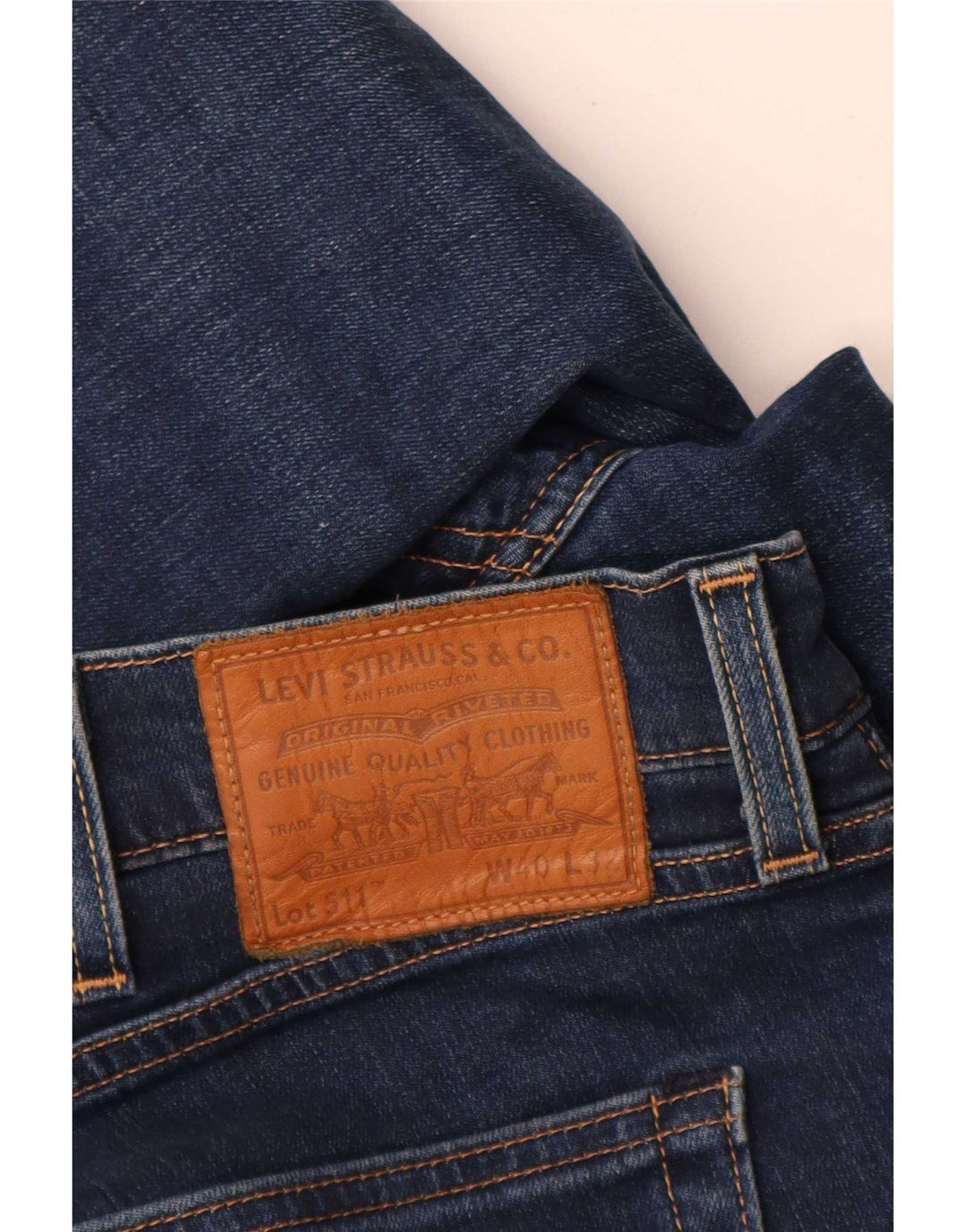 Levi's Hombre 511 Slim Jeans W40 L32 Algodón Azul