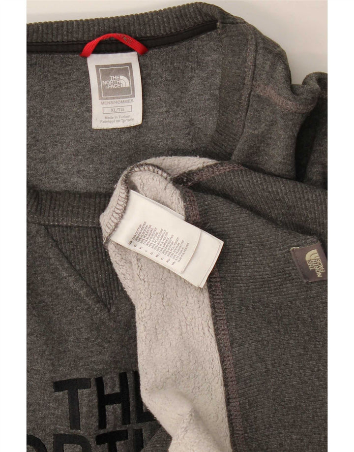 The North Face Hombre Sudadera Gráfica Jumper XL Gris Algodón