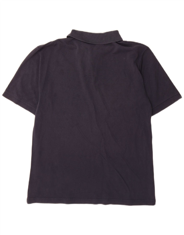 Kappa Polo Hombre Grande Azul Marino Algodón