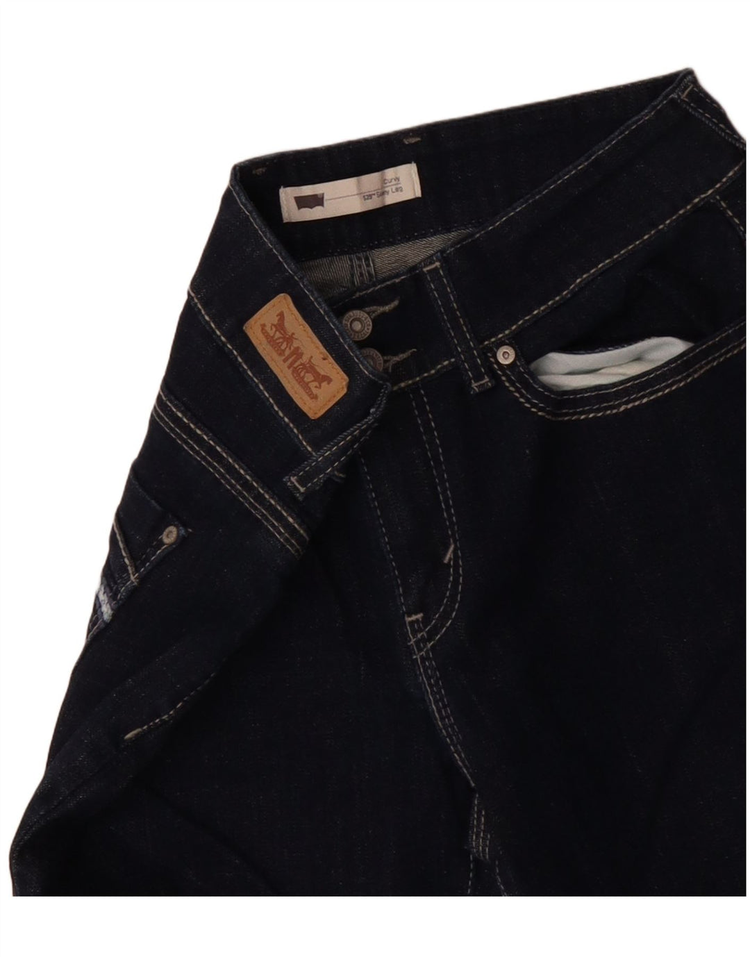 LEVI'S Vaqueros pitillo con curvas 529 para mujer W30 L27 Azul marino