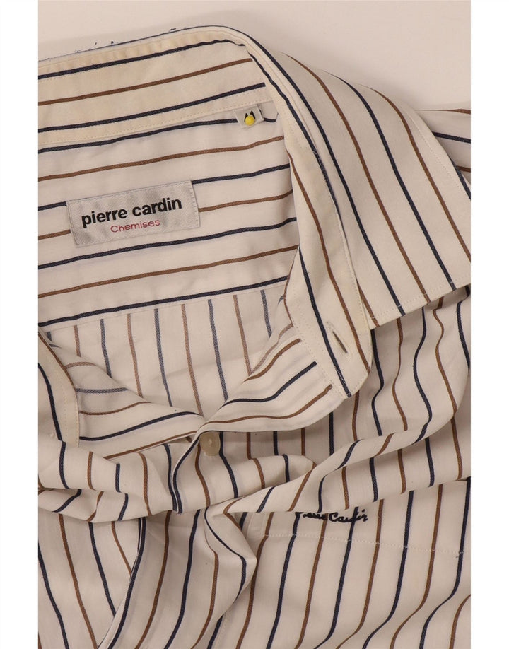 Pierre Cardin Camisa Hombre Talla 41 Mediana Rayas Blancas