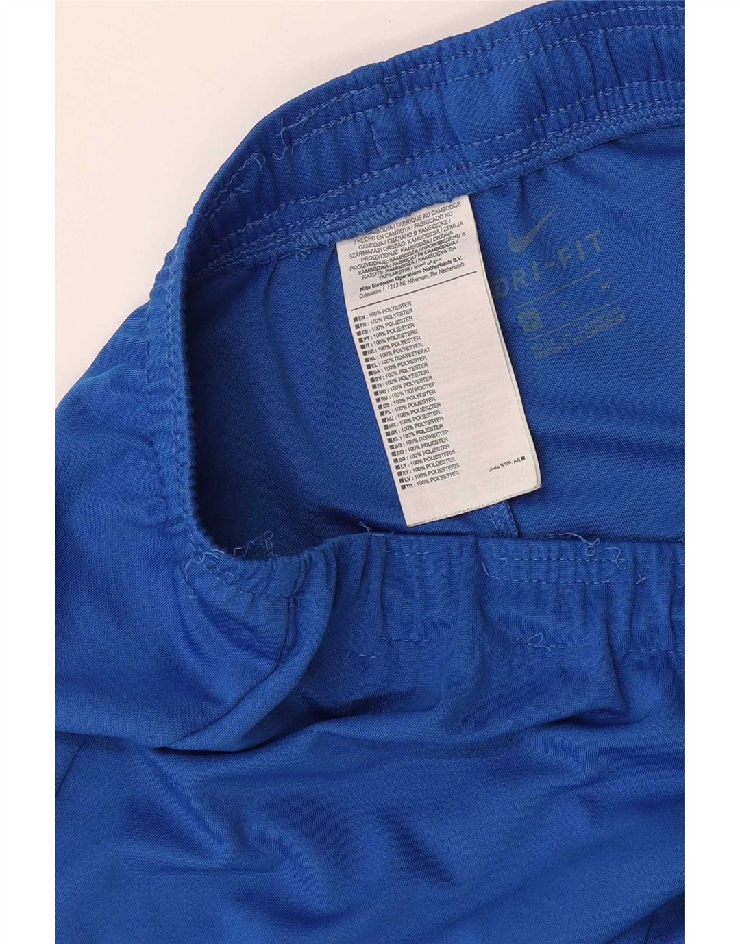 Pantalones cortos deportivos Nike Dri Fit para hombre Poliéster azul medio