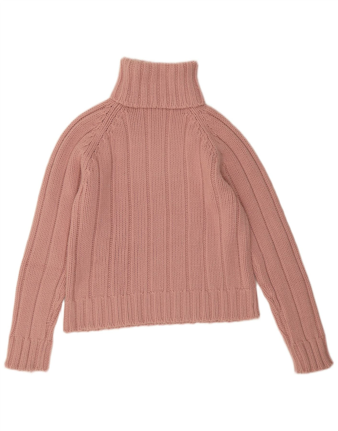 Zara Mujer Jersey De Cuello Vuelto Suéter UK 8 Small Rosa