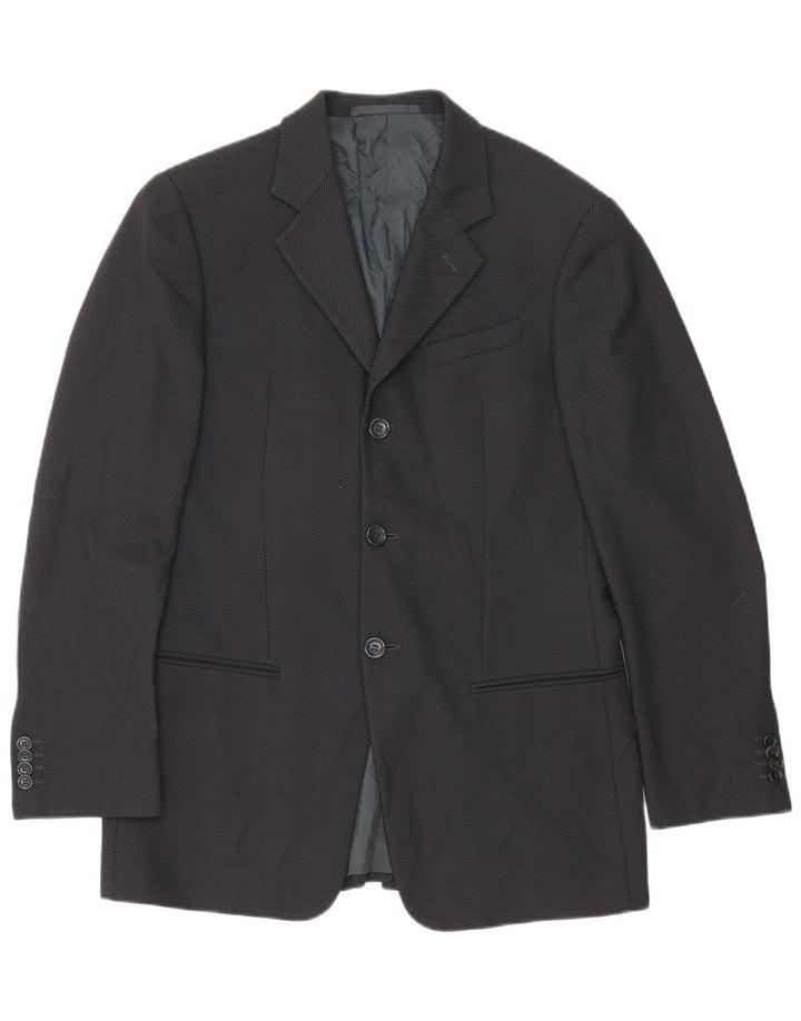 Armani Collezioni Traje de 2 piezas con 3 botones para hombre gris medio