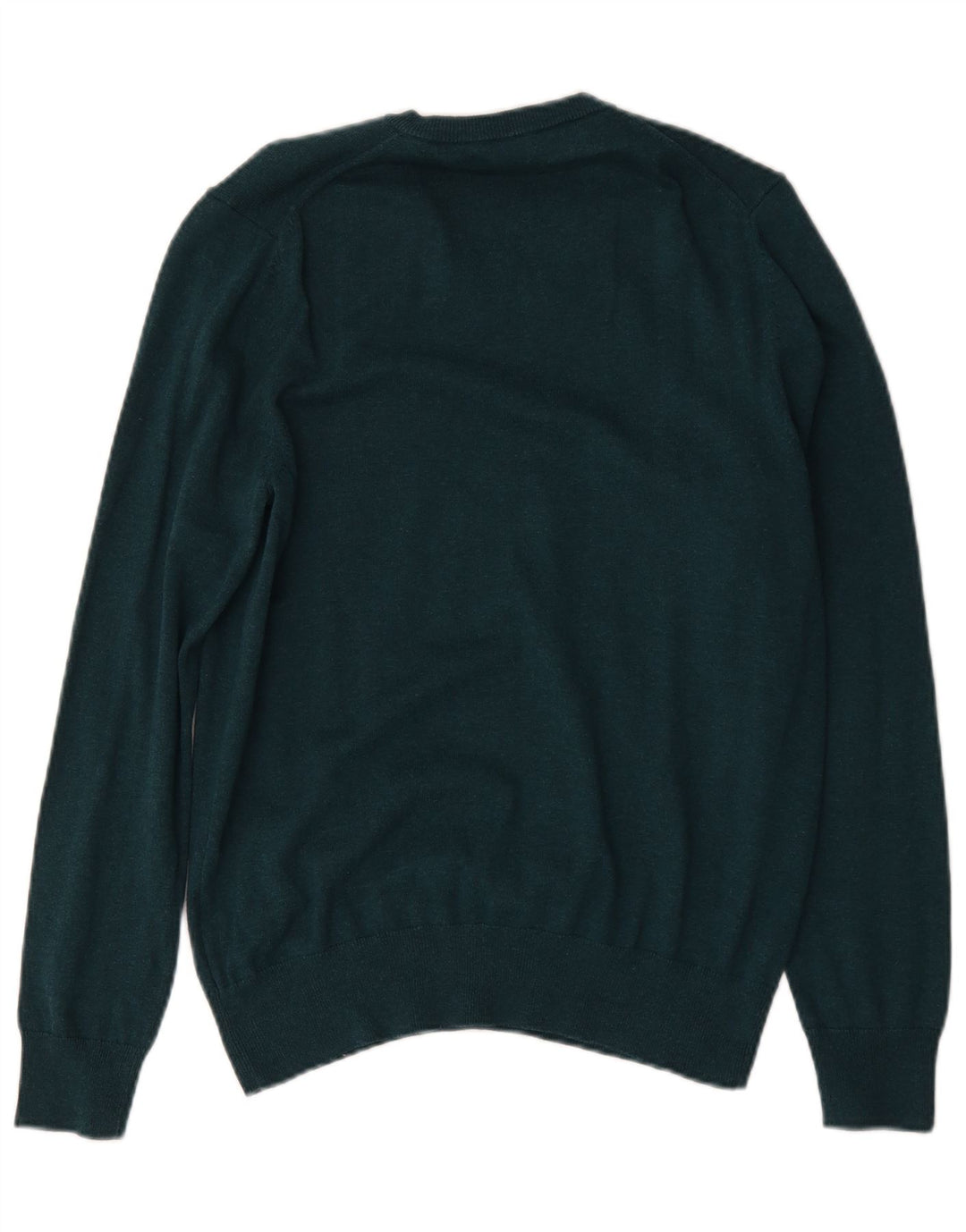 Marks & Spencer Jersey con Cuello en V para Hombre de algodón Verde Medio