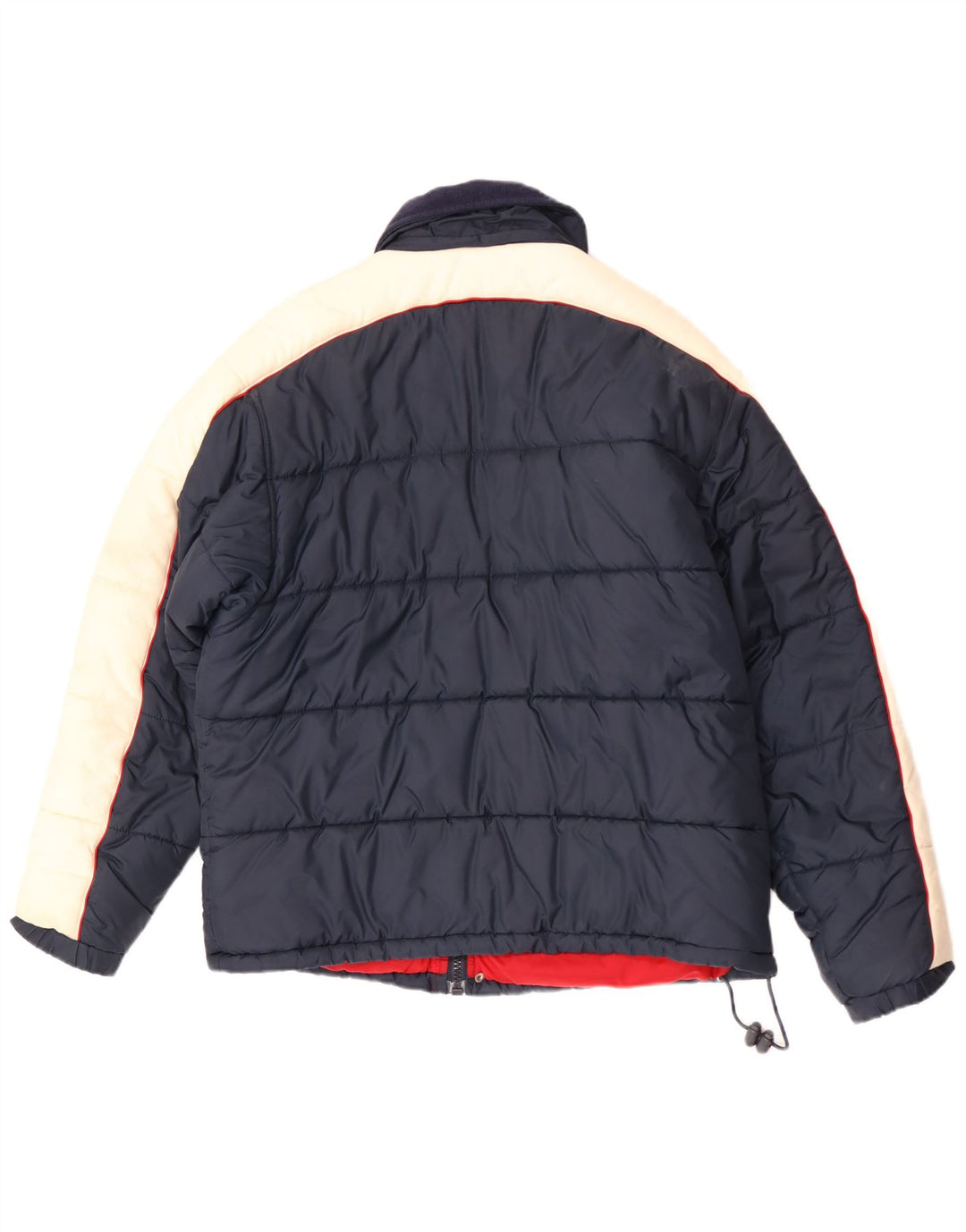 Kickers Chaqueta acolchada para hombre UK 38 Medium Azul marino Colorblock Nylon