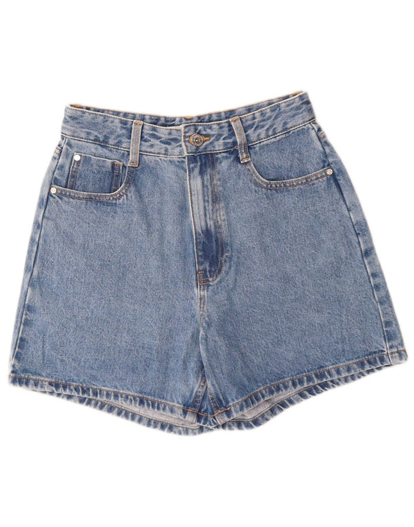 Zara Womens Denim Shorts EU 36 XS W26 Blue Cotton