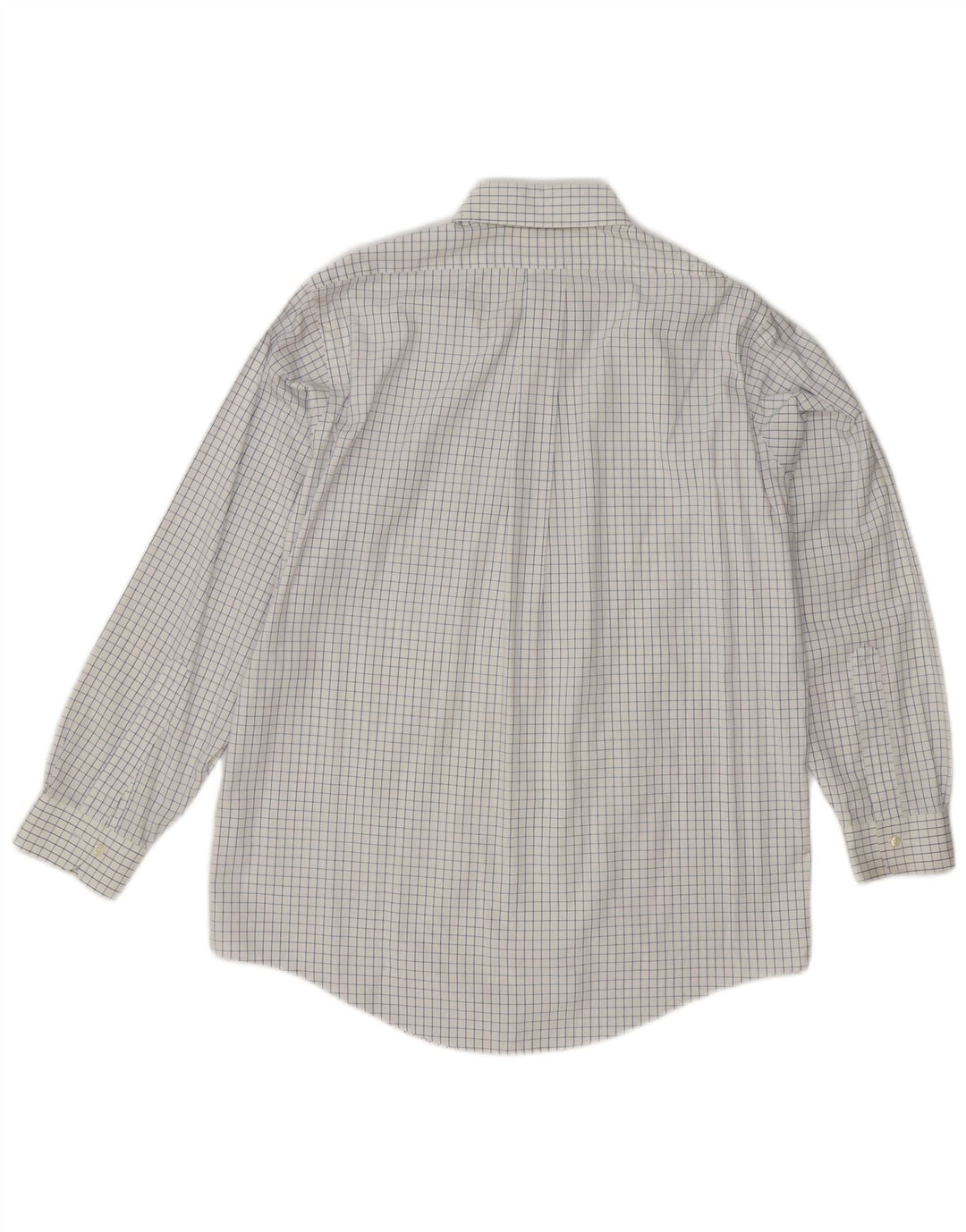 Brooks Brothers Camisa de ajuste tradicional para hombre, talla 15 1/2, cuadros blancos medianos