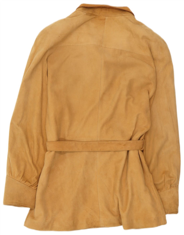Chaqueta de ante vintage para mujer IT 44 Beige medio