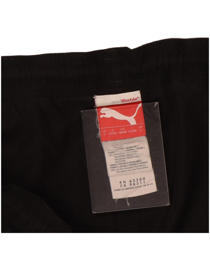 PUMA Pantalón de chándal para hombre Joggers Large Poliéster negro