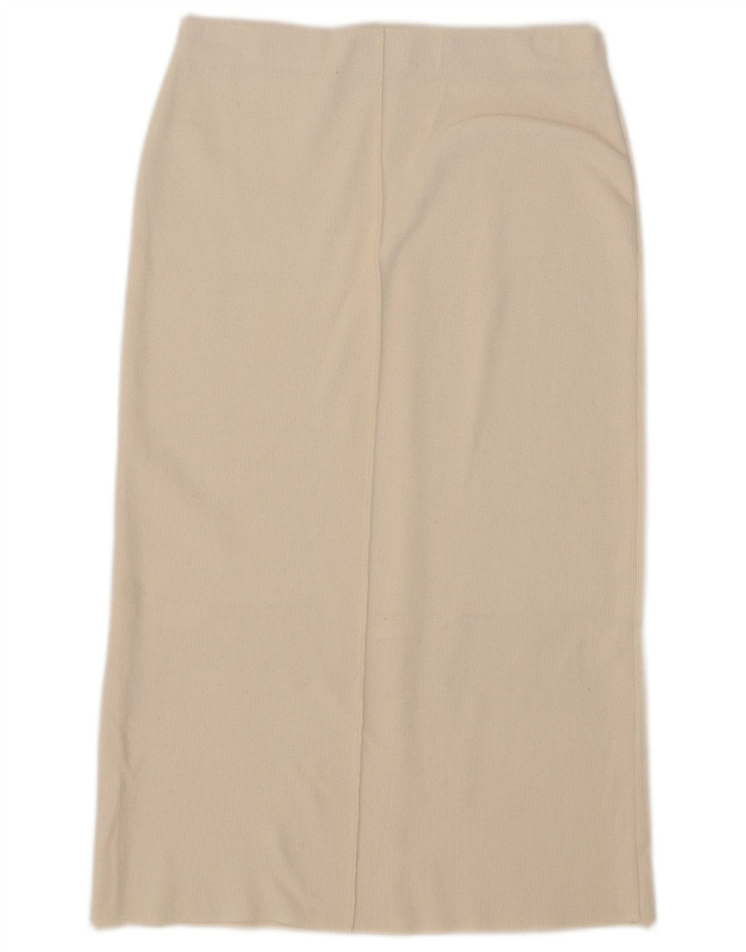 Zara Falda Midi Mediana W28 Blanco Roto