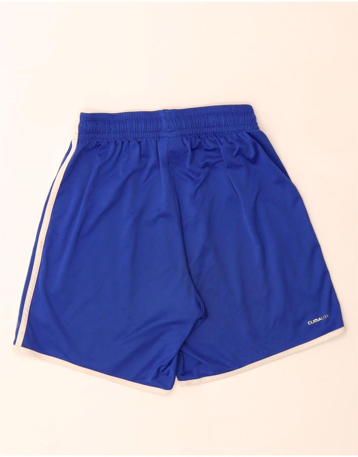 ADIDAS Chicos Climalite Sport Shorts 9-10 Años Pequeño Azul Poliéster