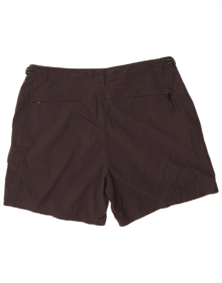 COLUMBIA Pantalones cortos cargo para mujer US 12 Large W32 Nylon negro