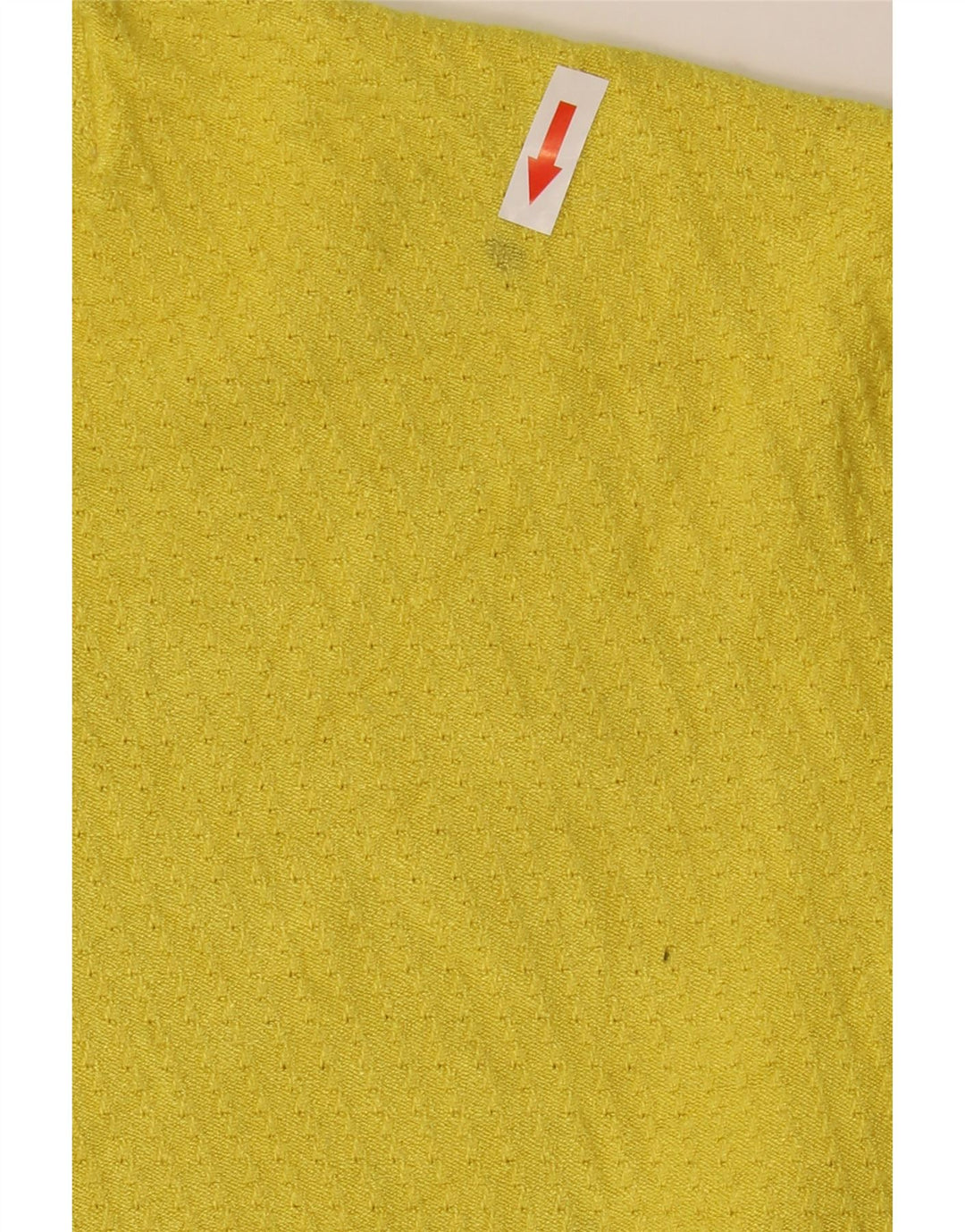 Zara - Jersey de cuello redondo para mujer, talla 40, color amarillo mediano