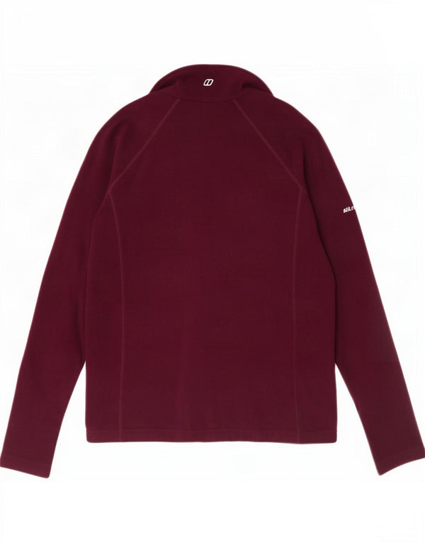 Berghaus Chaqueta polar para mujer UK 42 Poliéster burdeos medio