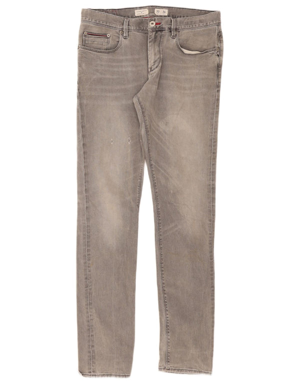 Tommy Hilfiger Vaqueros Layton Extra Slim para Hombre W33 L34 Algodón Gris