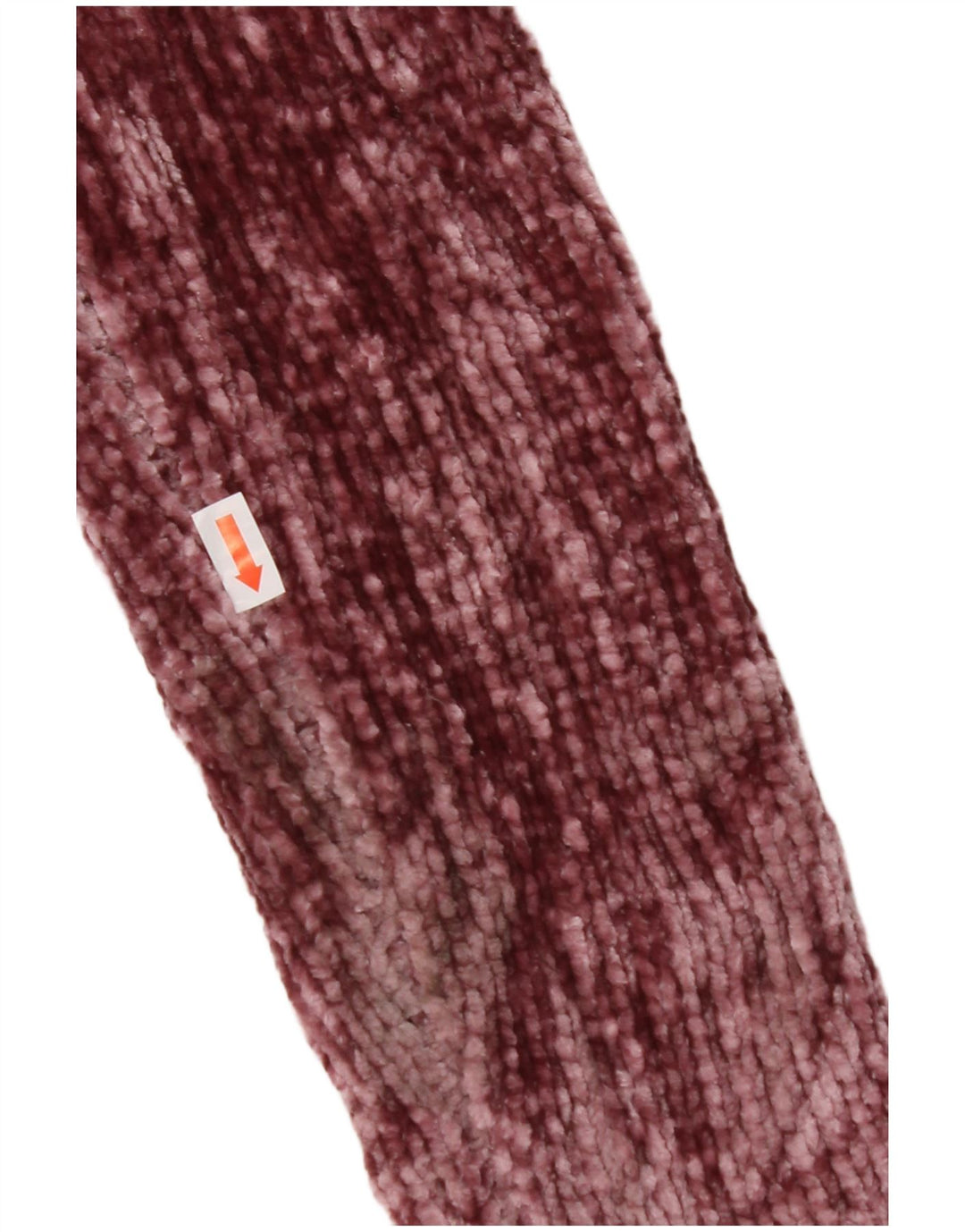 ORVIS Suéter tipo jersey con cuello en V para mujer UK 14 Poliéster granate mediano