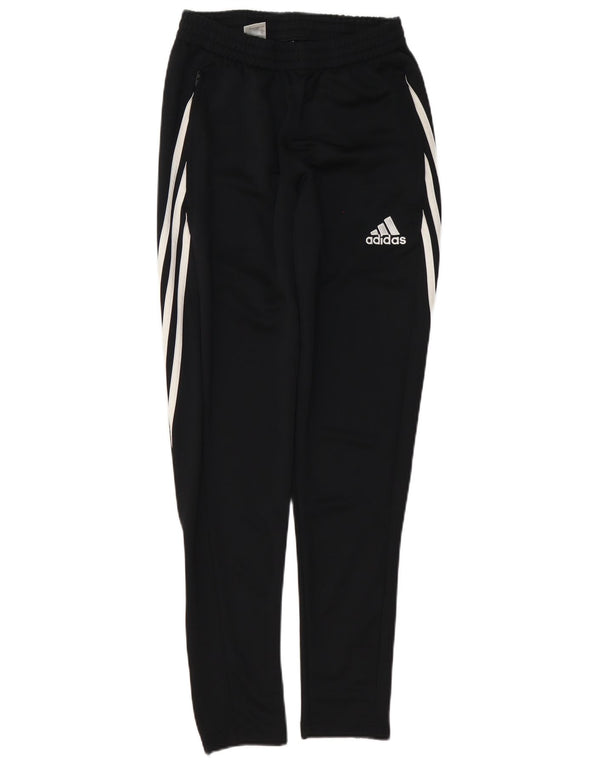 Adidas Mens Climalite Chándal Pantalones Pequeños Negro Poliéster