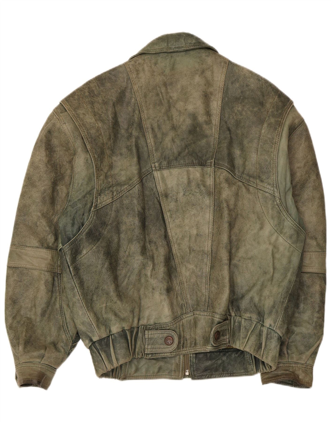 Chaqueta de cuero Douglas para hombre UK 38 Cuero caqui mediano