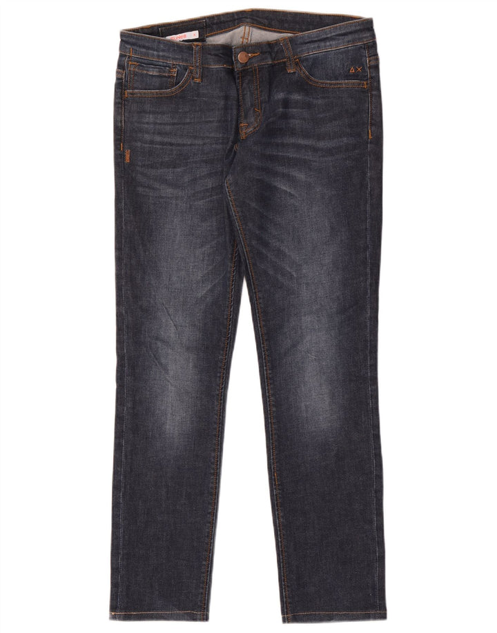 Vaqueros ajustados para mujer Sun68 W28 L28 Algodón azul marino