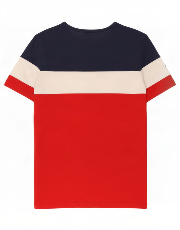 Ellesse Camiseta para Hombre Top XL Algodón Colorblock Multicolor
