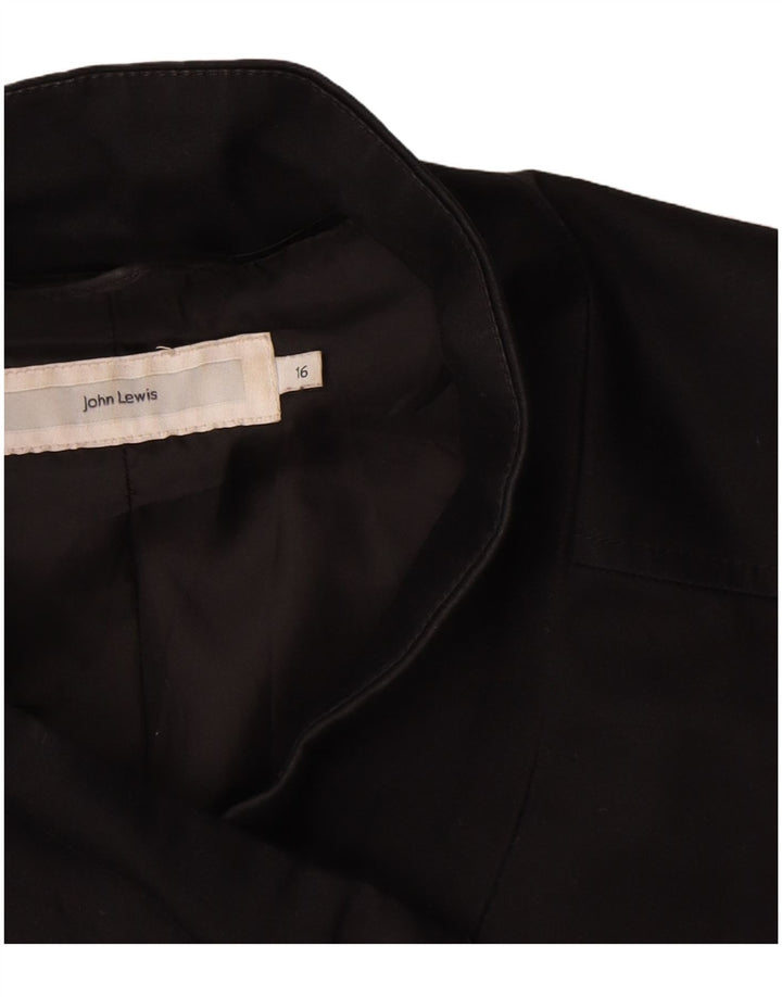 John Lewis Chaqueta utilitaria para mujer Reino Unido 46 Grande Algodón negro