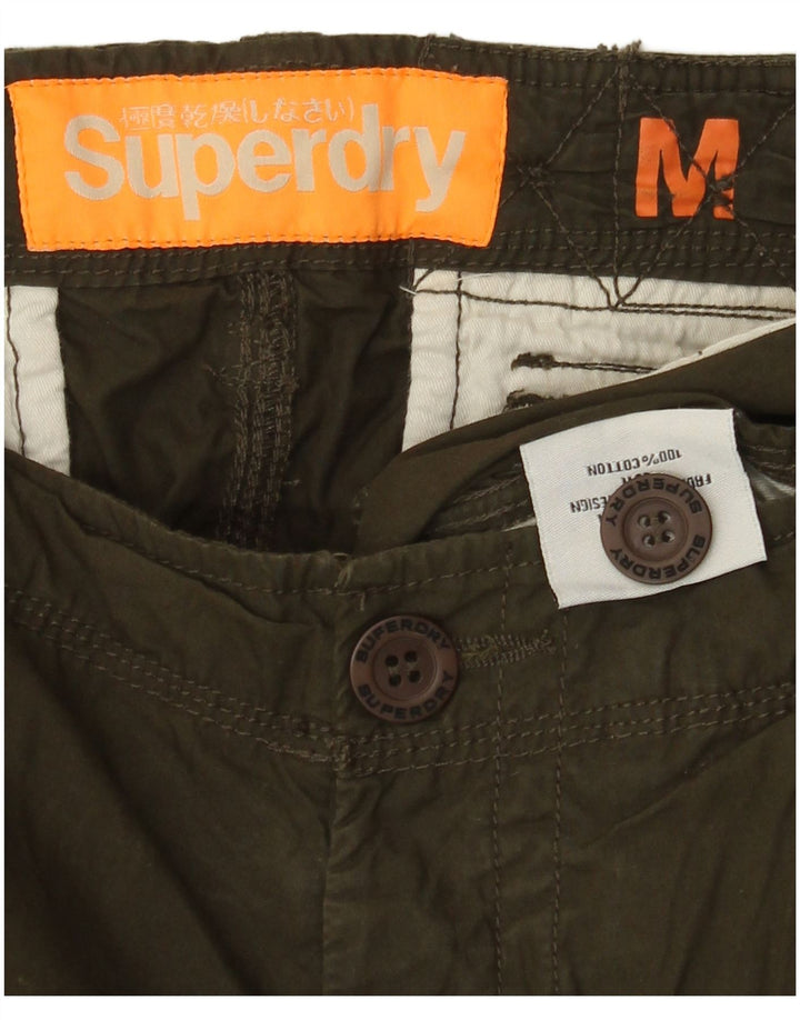 Superdry Shorts Cargo Medium W30 Algodón Caqui Hombre