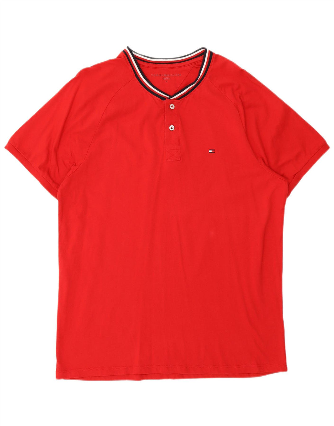 Camiseta Tommy Hilfiger Hombre Top Medium Rojo Algodón