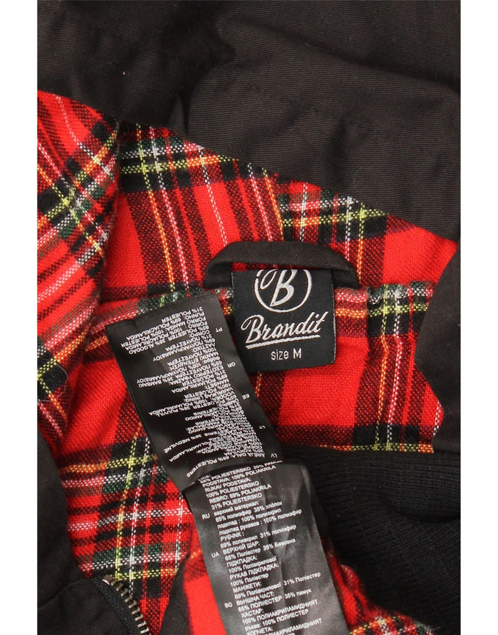 BRANDIT Chaqueta bomber con capucha para hombre UK 38 Mediana Negro Poliéster