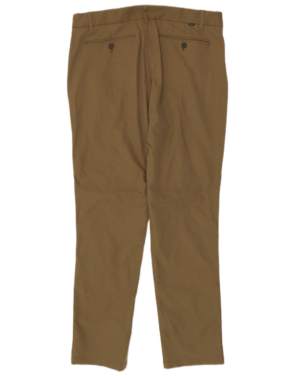 Rohan Mens Slim Chino Pantalones W36 L31 Caqui Poliéster