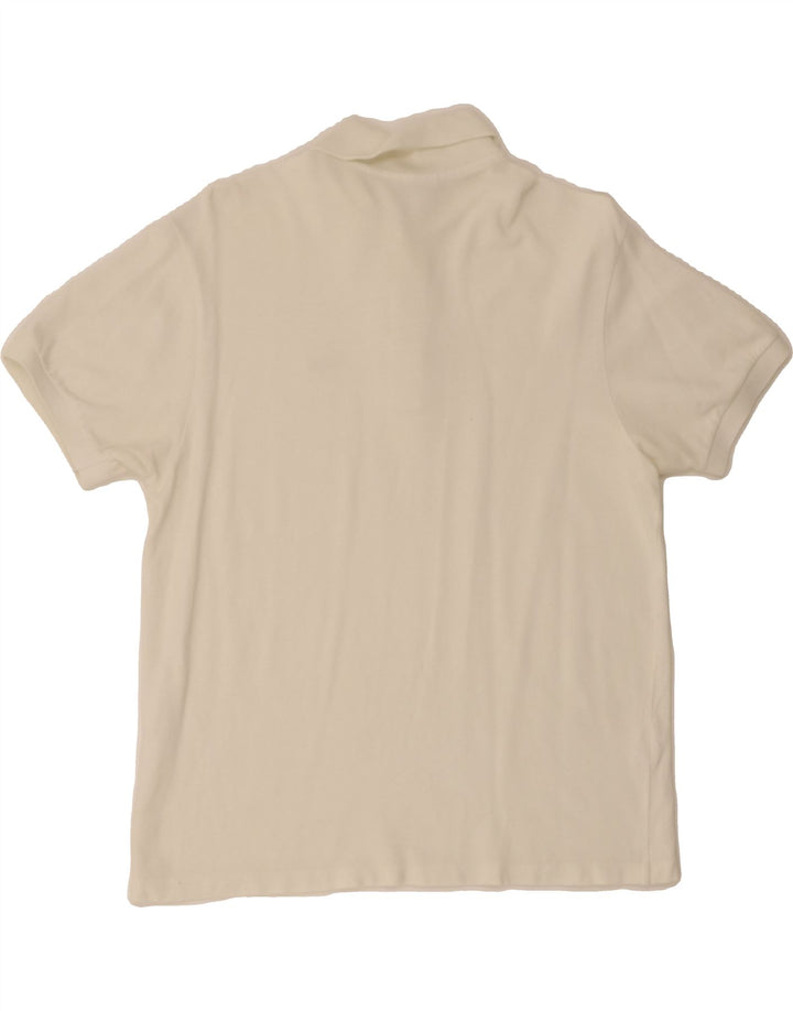 LACOSTE Boys Polo Shirt 15-16 Years White Cotton Vintage Lacoste and Second-Hand Lacoste from Messina Hembry 