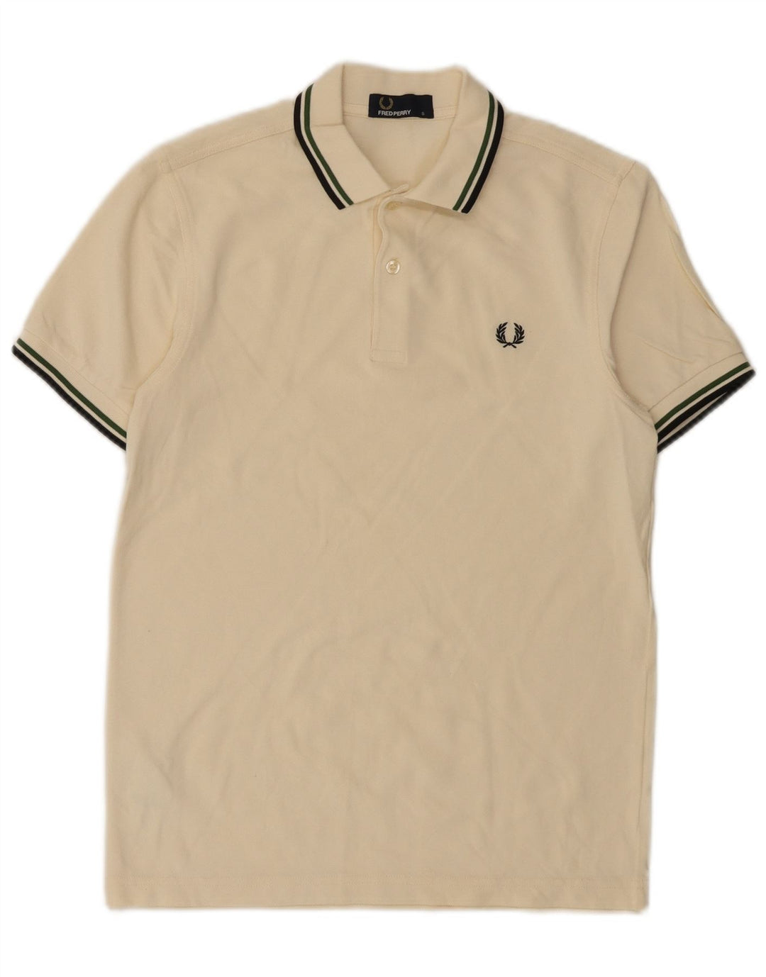Polo Fred Perry Hombre Pequeño Algodón Blanco