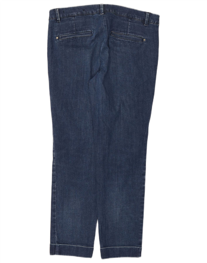 Marella Jeans Slim para Mujer UK 12 Medium W32 L27 Algodón Azul