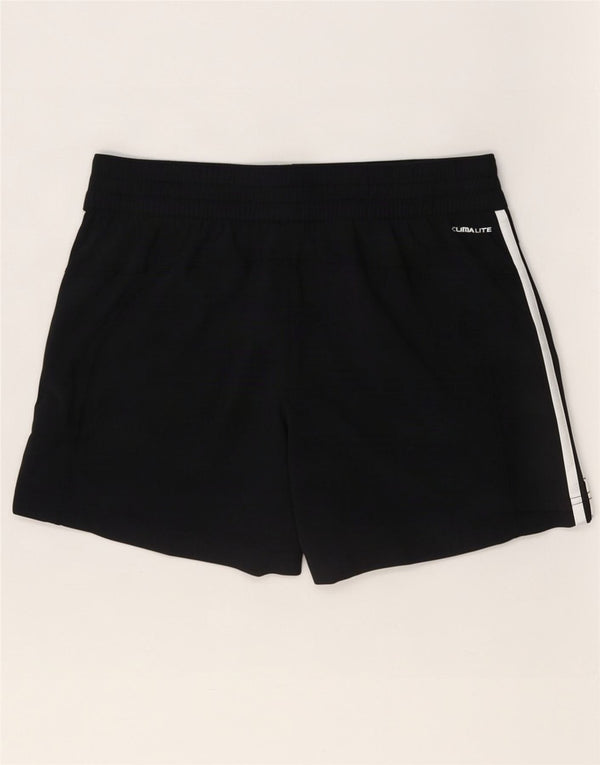 Adidas - Pantalones cortos deportivos Climalite para mujer, talla 10, nailon gris pequeño