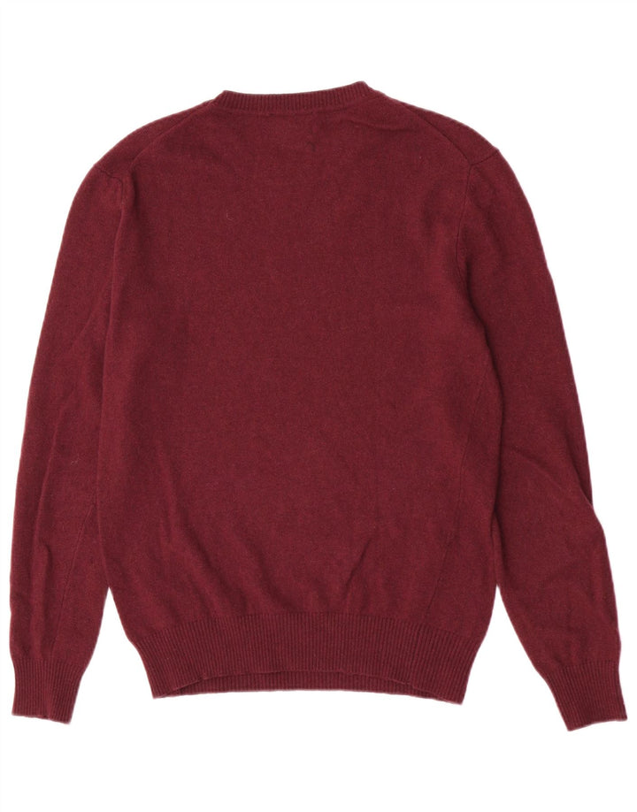 Sisley Jersey De Cuello Redondo Con Cuello Redondo De Poliamida Burdeos Medio