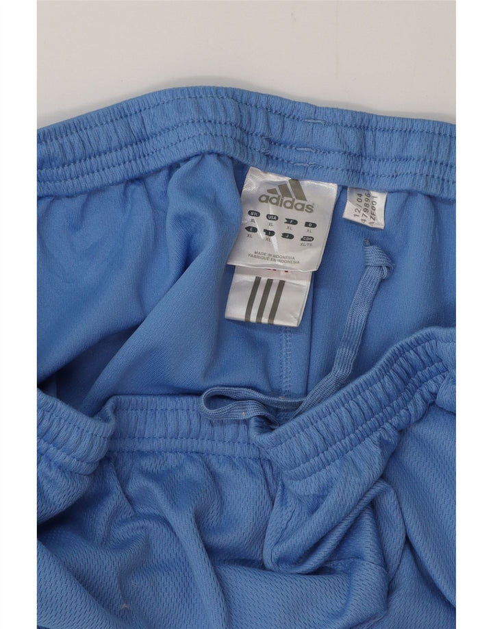 ADIDAS Mujer Capri Chándal Pantalones UK 40 XL Poliéster Azul