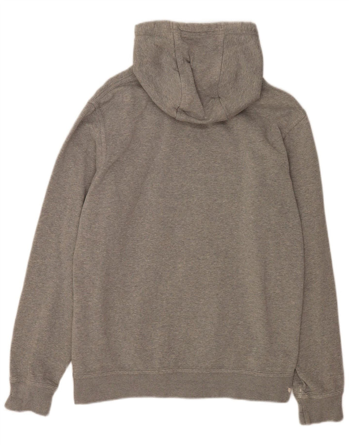 Nike Jersey con capucha para hombre, talla grande, algodón moteado gris