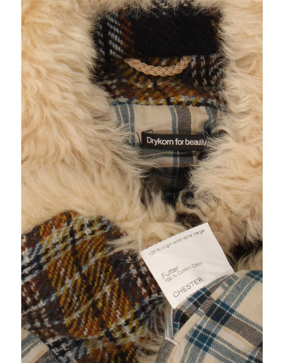 Drykorn Chaqueta tipo blazer de 4 botones para mujer UK 8 Small Multicolor Check