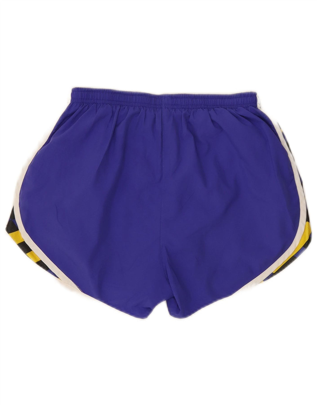 Nike Pantalones cortos deportivos para mujer UK 8/10 Pequeño Púrpura Geométrico Poliéster