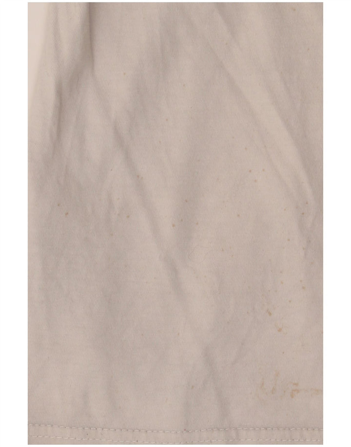 Ellesse Hombre Top gráfico de manga larga de algodón color block blanco medio