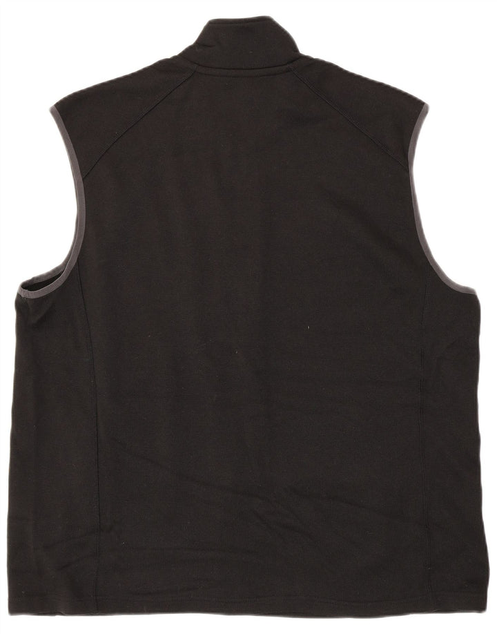 EDDIE BAUER Chaqueta de chándal sin mangas para hombre XL Poliéster negro